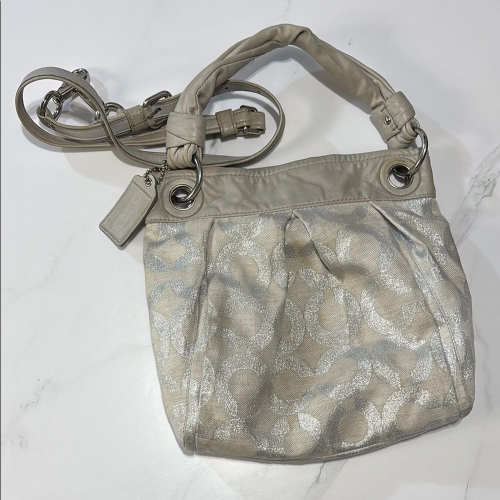 Elegant Beige Designer Handbag